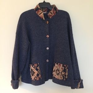 Odile Tapestry Accented Jacket